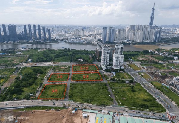 Mức khởi điểm 4 lô đất Thủ Thiêm thay đổi ra sao sau gần 5 năm đấu giá lại?