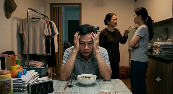 'Muốn phát điên' vì nghe vợ và mẹ kể tội nhau mỗi ngày