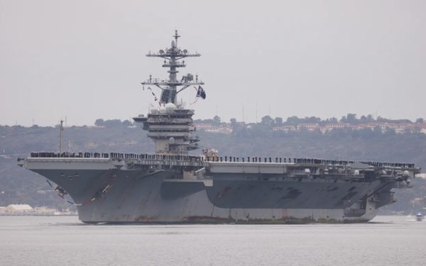 Mỹ chuẩn bị triển khai tàu sân bay USS Theodore Roosevelt tới Trung Đông 7 tháng