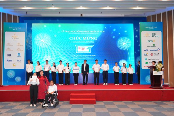 Năm 2026, Phú Mỹ Hưng trao 11,4 tỷ đồng học bổng Đinh Thiện Lý