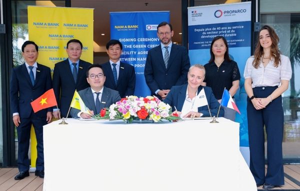 Nam A Bank nhận 30 triệu USD từ Proparco thúc đẩy tài chính xanh