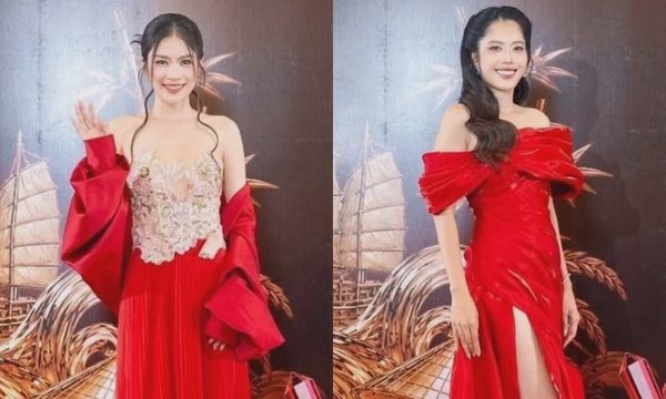 Nam Anh, Nam Em mặc đồng điệu trên thảm đỏ