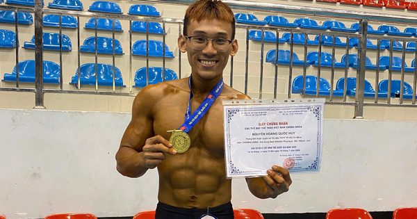 Nam sinh bách khoa đoạt huy chương vàng thể hình toàn quốc ở tuổi 19