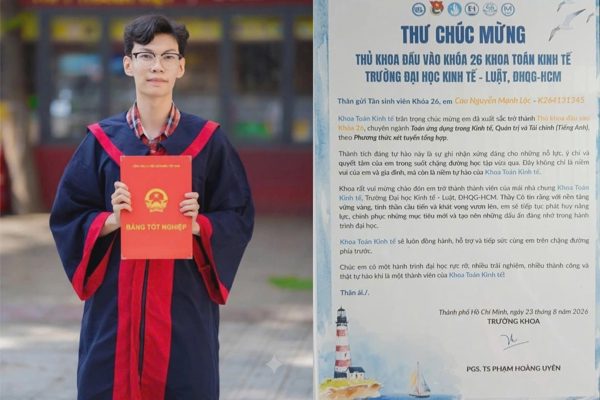 Nam sinh chia sẻ bí quyết tự học để giành thủ khoa
