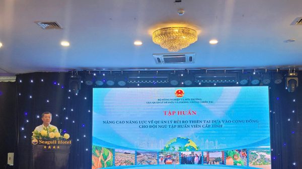Nâng cao năng lực quản lý rủi ro thiên tai dựa vào cộng đồng