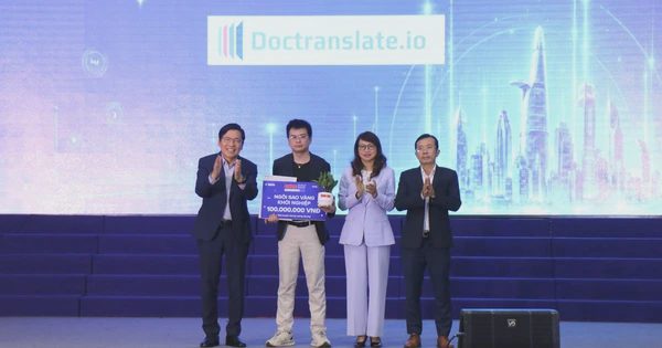 Nền tảng dịch thuật AI Doctranslate.io đoạt Ngôi sao vàng khởi nghiệp Tuổi Trẻ Startup Award 2026