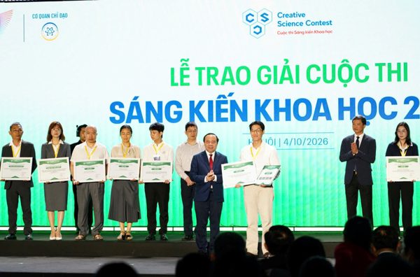 Nền tảng quang học siêu phổ đoạt giải Nhất Cuộc thi Sáng kiến khoa học 2026