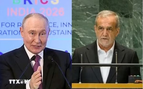Nga, Iran thúc đẩy hợp tác trên nhiều lĩnh vực