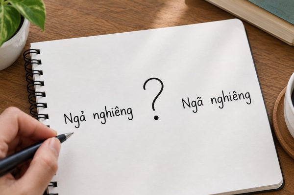Ngả nghiêng hay ngã nghiêng: Từ nào viết đúng chính tả?