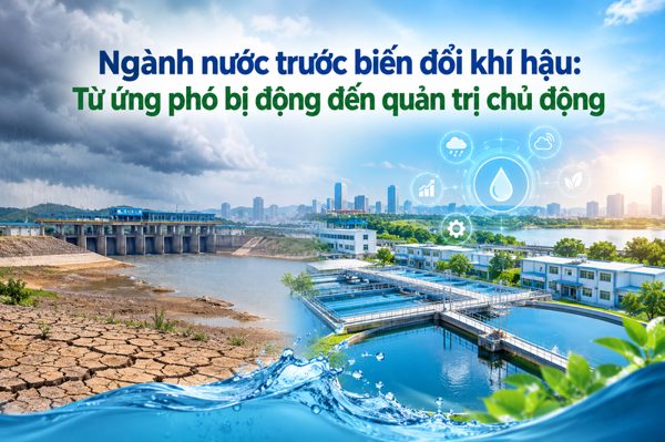 Ngành nước trước biến đổi khí hậu: Từ ứng phó bị động đến quản trị chủ động