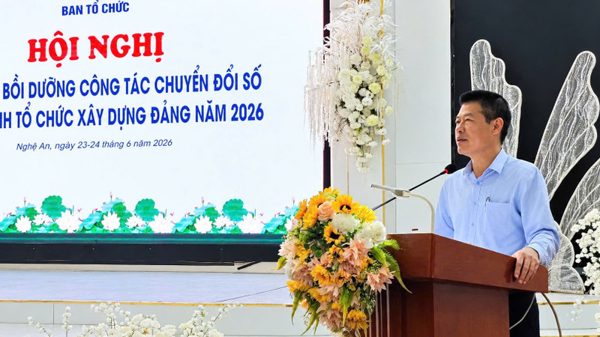 Ngành tổ chức xây dựng Đảng Nghệ An đẩy mạnh chuyển đổi số