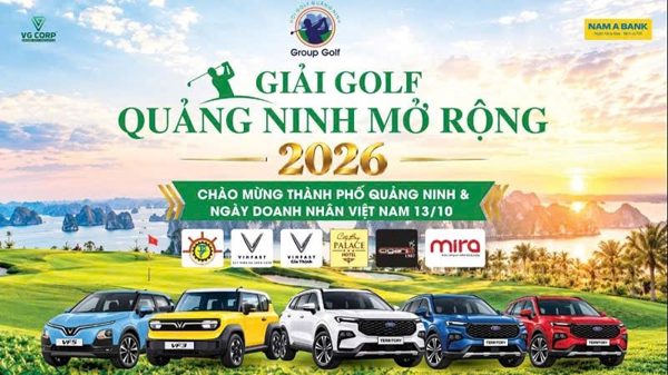Ngày 11/10 diễn ra Giải Golf Quảng Ninh mở rộng 2026