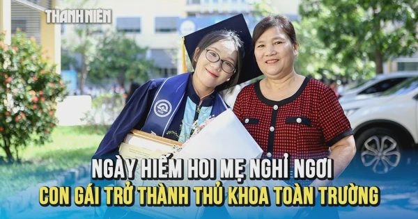 Ngày hiếm hoi mẹ nghỉ ngơi, con gái trở thành thủ khoa toàn trường