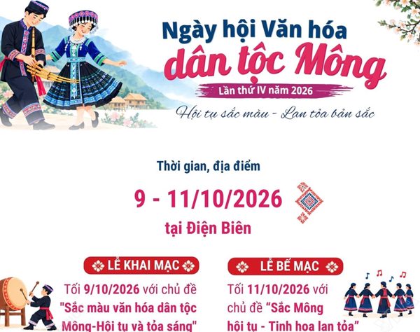 Ngày hội Văn hóa dân tộc Mông năm 2026: Hội tụ sắc màu - Lan tỏa bản sắc