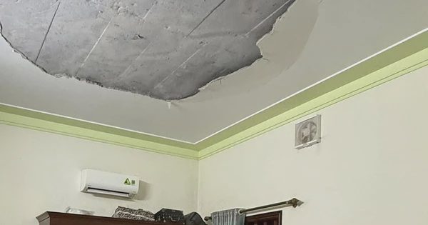 Nghe tiếng động như đàn chuột chạy, 30 giây sau mảng vữa trần nhà rơi xuống giường