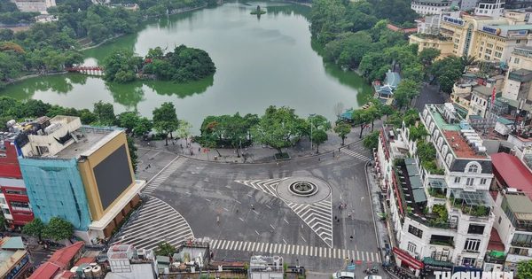 Nghiên cứu tổ chức không gian hồ Hoàn Kiếm thành quảng trường lớn