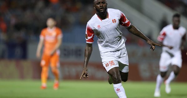 Ngoại binh Cameroon lập hat-trick, CLB Hải Phòng thắng đậm Đà Nẵng tại sân Chi Lăng