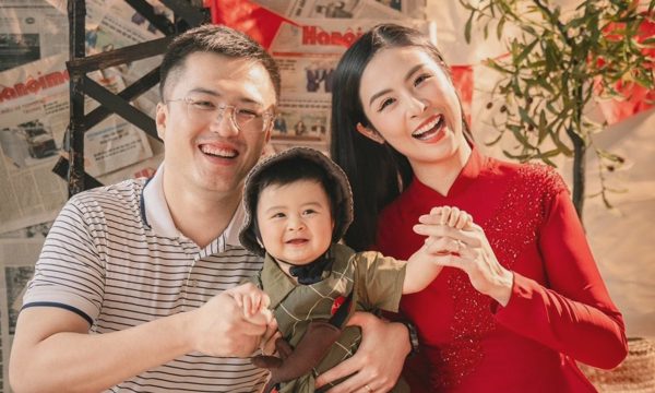 Ngọc Hân: 'Chồng chơi với con khéo hơn tôi'