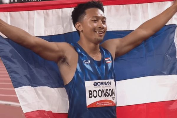 Ngôi sao Thái Lan hai lần phá kỷ lục chạy 100m nam tại Asiad 20