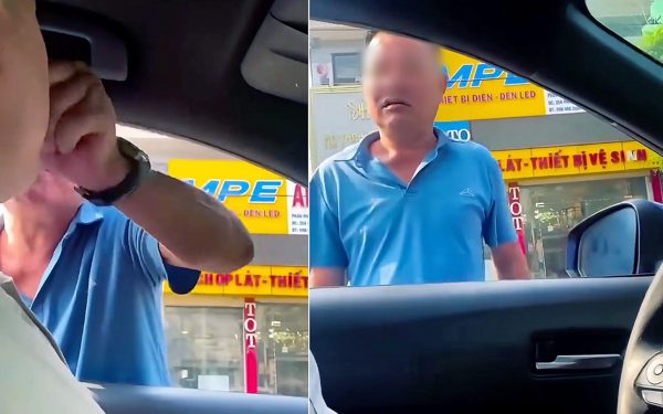 Người đàn ông chặn đầu ô tô ở Hà Nội khai 'bị chèn ép khi xin đường'