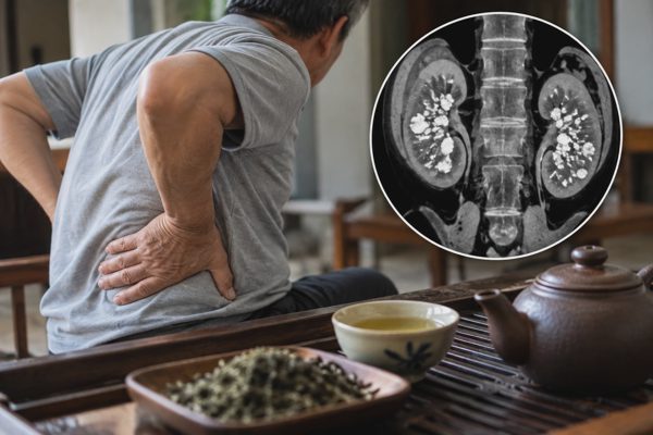 Người đàn ông thận dày đặc sỏi vì cách uống trà này