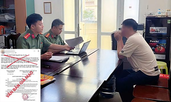 Người đăng quyết định khởi tố giả 'vụ tai nạn ở phố Nguyễn Huy Tự' bị phạt