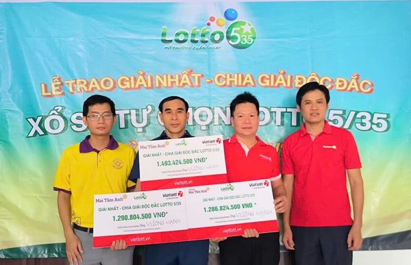 Người trúng 3 giải nhất Vietlott không đeo mặt nạ