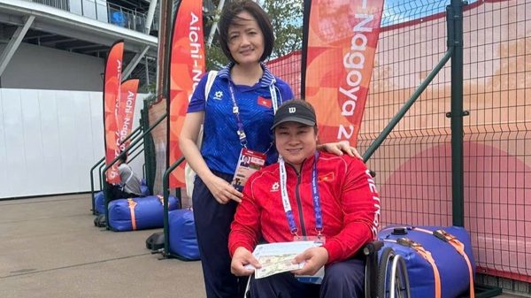 Nguyễn Thị Ngọc Thúy giành Huy chương Đồng thứ hai tại Asian Para Games 5