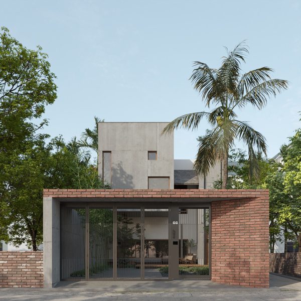 Nhà 185m2 thiết kế mở, hướng đến khai thác lợi thế tự nhiên