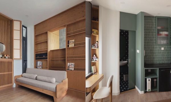 Nhà 20 m2 'xoay' công năng từng tầng như khối rubik