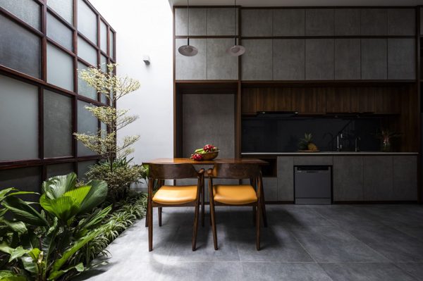 Nhà 4m ngang đầy nắng, gió và cây xanh