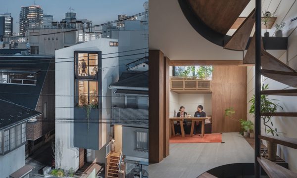 Nhà 60 m2 thiết kế thoáng sáng giữa khu phố chật hẹp