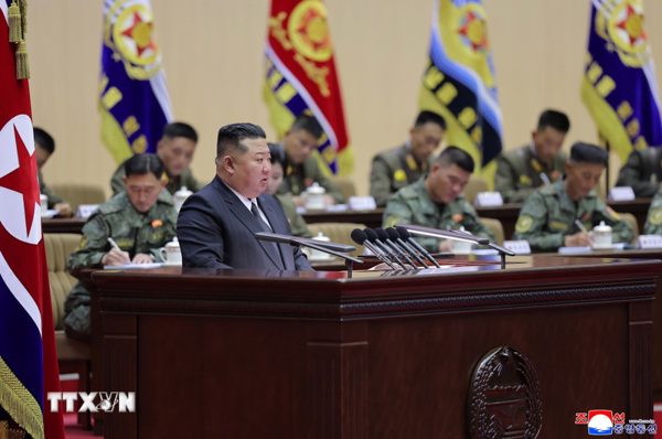 Nhà lãnh đạo Triều Tiên nhấn mạnh yêu cầu xây dựng "quân đội hùng mạnh"