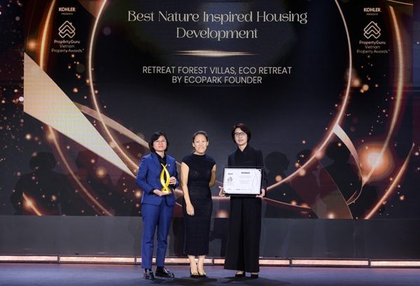 Nhà sáng lập Ecopark nhận cơn mưa giải thưởng tại PropertyGuru 2026