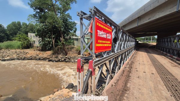 Nhà thầu khắc phục xói lở trên cao tốc Biên Hòa - Vũng Tàu
