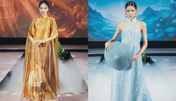 Nhà thiết kế đưa hình ảnh mẹ và Huế lên tà áo dài