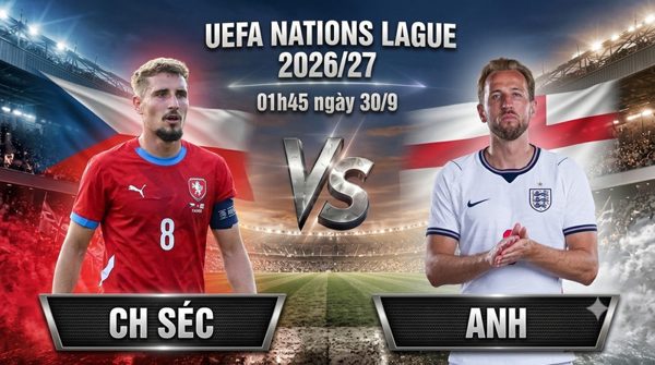 Nhận định CH Séc vs Anh, 01h45 ngày 30/9: Tam sư tìm lại nụ cười ở Prague