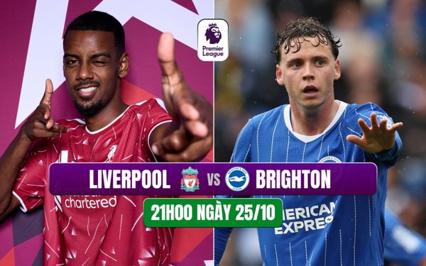 Nhận định Liverpool vs Brighton, 21h00 ngày 25/10: 'The Kop' thị uy sức mạnh