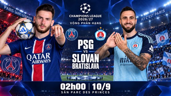 Nhận định PSG vs Slovan Bratislava, 02h00 ngày 10/9: Nhà vua xuất trận