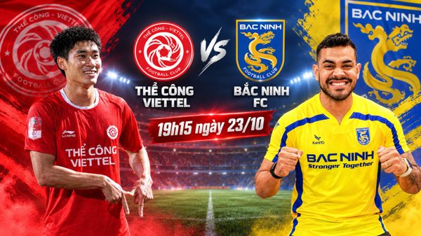 Nhận định Thể Công Viettel vs Bắc Ninh, 19h15 ngày 23/10: ‘Giải cứu’ ghế HLV