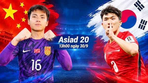 Nhận định U23 Trung Quốc vs U23 Hàn Quốc, 13h00 ngày 30/9: Hai phong cách đối lập