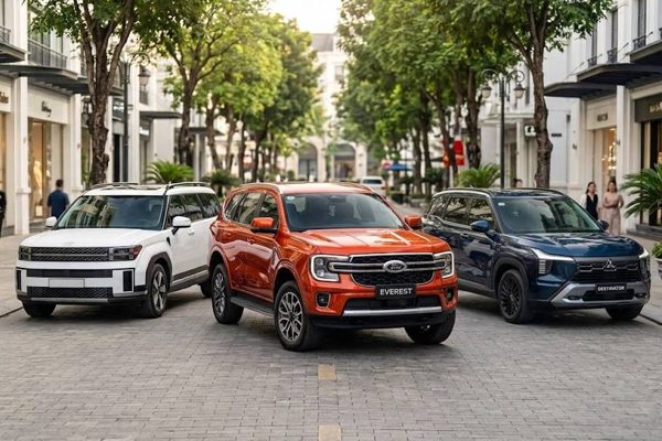 Những mẫu SUV 7 chỗ bán chạy trong 6 tháng đầu năm 2026