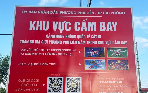Những nơi nào ở Hải Phòng thuộc vùng cấm bay flycam?