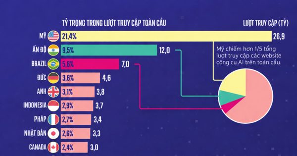 Những quốc gia sử dụng công cụ AI nhiều nhất thế giới, Việt Nam cũng có mặt