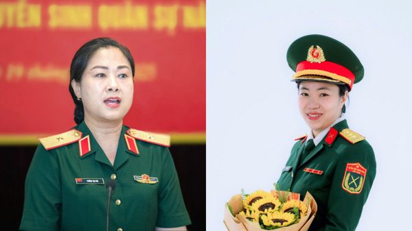 Nữ tướng và nữ Anh hùng ở giải thưởng Phụ nữ Quân đội đầu tiên