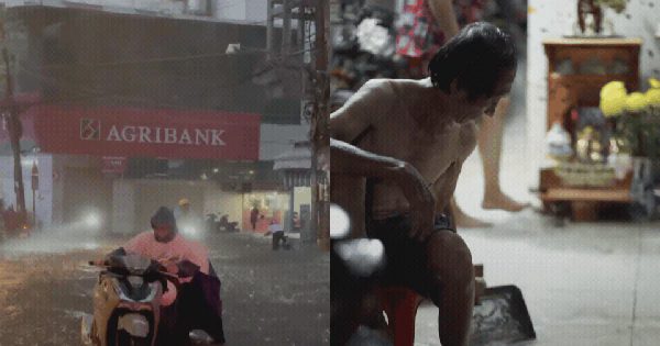 Nửa đêm, người dân TP.HCM vẫn tát nước, nháo nhác kê đồ đạc: "Mưa một cái là hồn vía lên mây!"