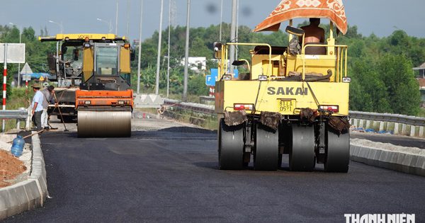 Nút giao Trì Bình trên cao tốc Đà Nẵng - Quảng Ngãi sẽ thông tuyến vào tháng 10