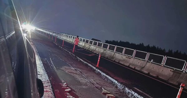 Ô tô lọt hố trên cao tốc Biên Hòa - Vũng Tàu: Xử nghiêm đơn vị vi phạm