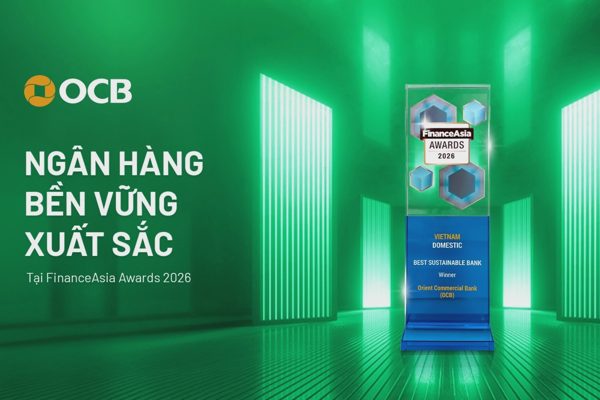 OCB ghi dấu ấn tại các giải thưởng quốc tế