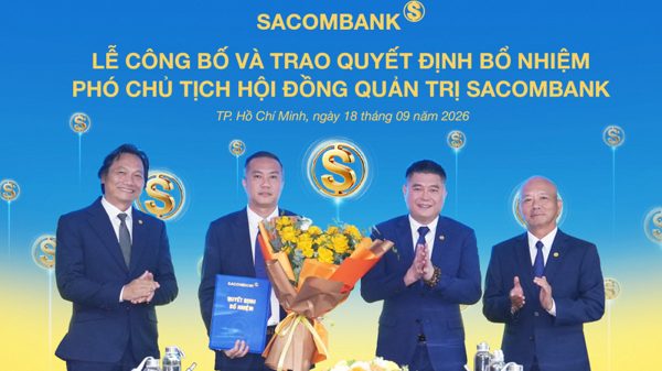 Ông Nguyễn Xuân Vũ được bầu làm Phó Chủ tịch Hội đồng quản trị SACOMBANK
